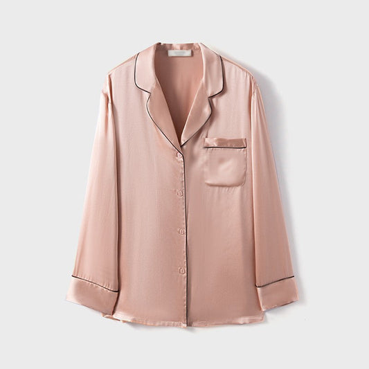 6A grade 100 mulberry silk silk pajamas women's two-piece set